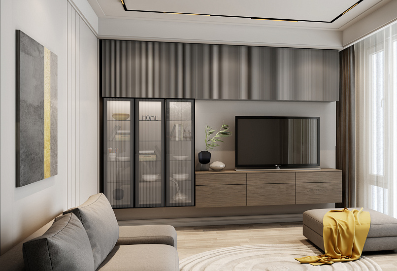 Мебель для гостиной ТЕМПО ПВХ фото 1